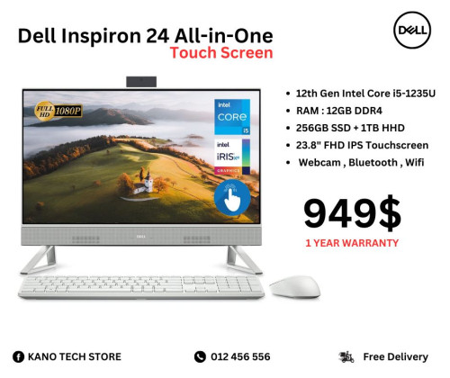 Dell Inspiron 5410 All-in-One Touch Screen Salary Start From $949 in Siem  Reap, Cambodia - KANO TECH STORE 