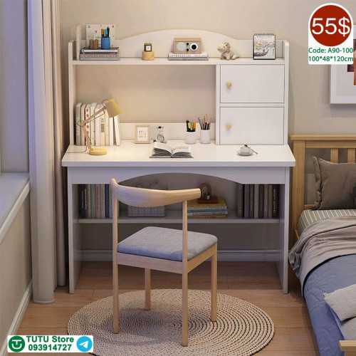 computer desk with bookshelves Price 40 in Phnom Penh, Cambodia Tutu