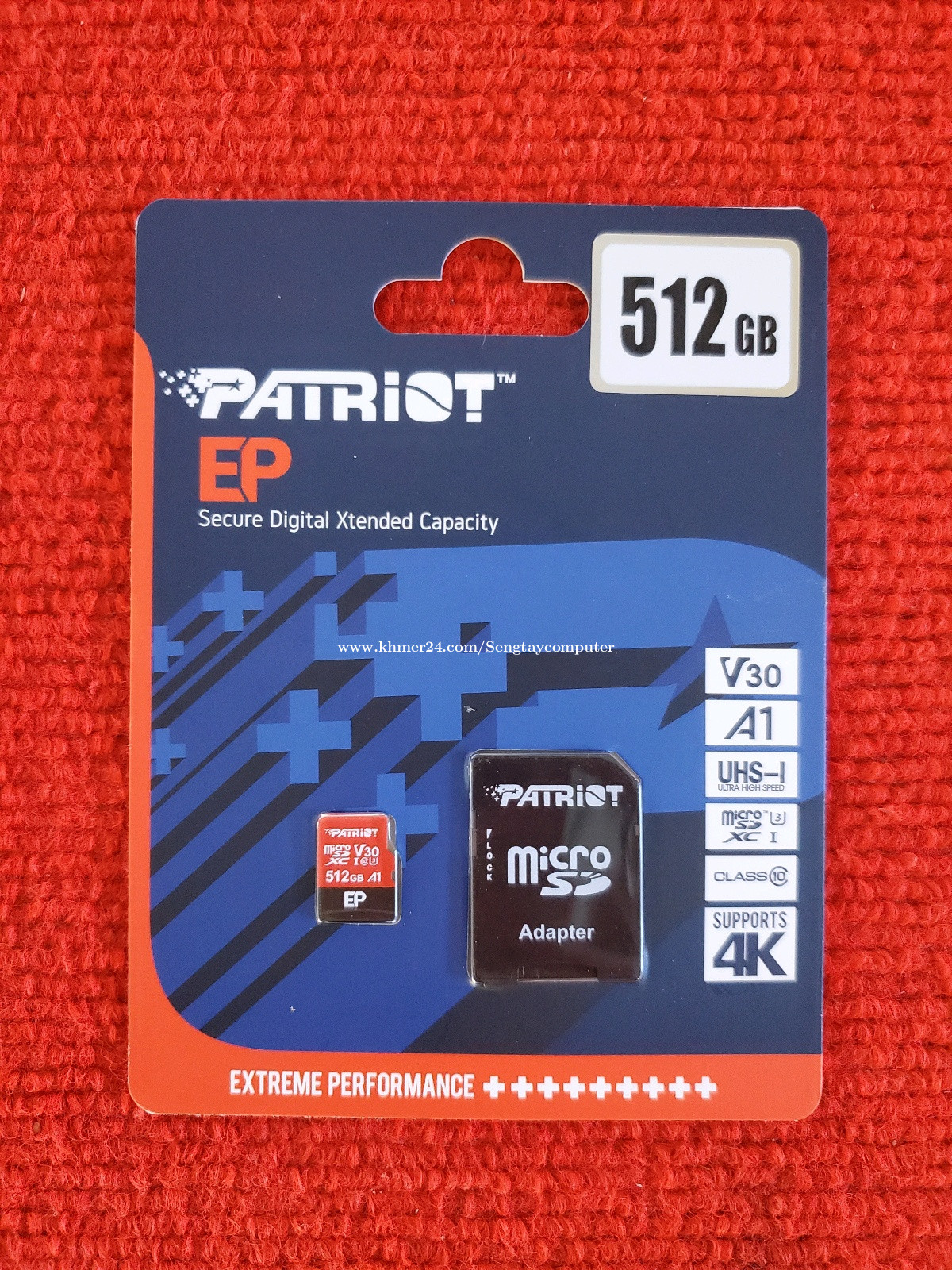 Micro SD Card Brand Patriot Price 12 in Phnom Penh, Cambodia Seng