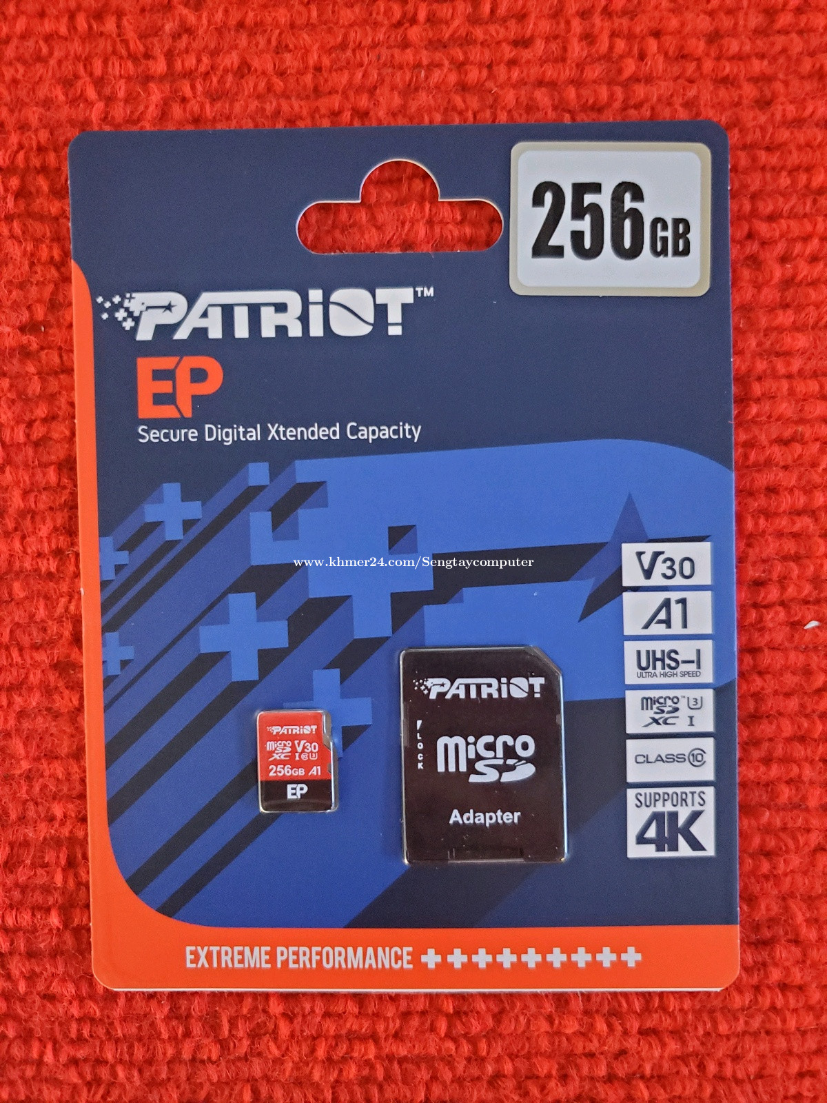 Micro SD Card Brand Patriot price $12 in Phnom Penh, Cambodia - Seng Tay  Computer 