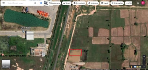 ដីជាប់តំបន់សេដ្ឋកិច្ចពិសេសភ្នំពេញ ជាប់ផ្លូវ៣០ម៉ែត្រ តាមបណ្តោយផ្លូវរថភ្លើង