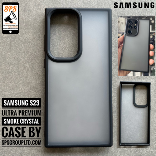 Samsung S23 ultra Premium Smoke crystal case Price 6 in Phnom Penh