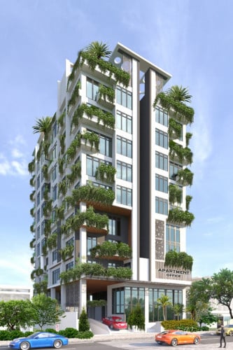 New building for sale with income 2 year contract