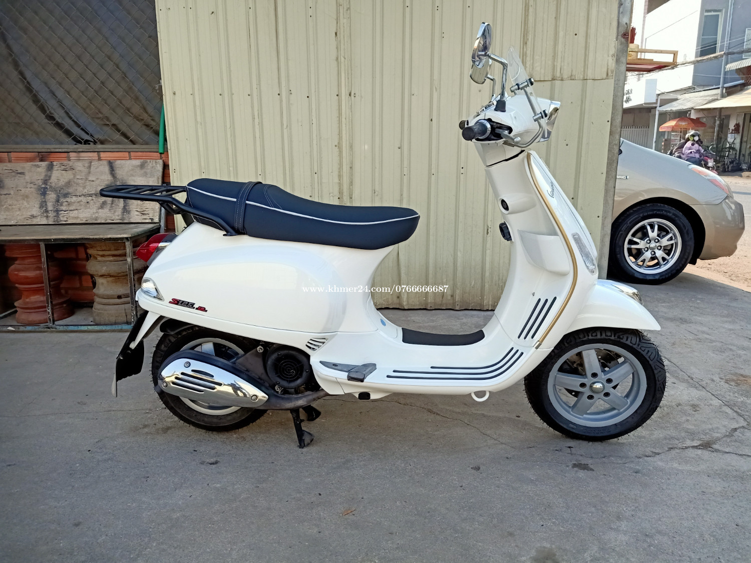 ម៉ូត៉ូមកពីជប៉ុនលក់ម៉ាក់ Piaggio vespa s125cc តំលៃ $1650 ក្នុង ភ្នំពេញ ...