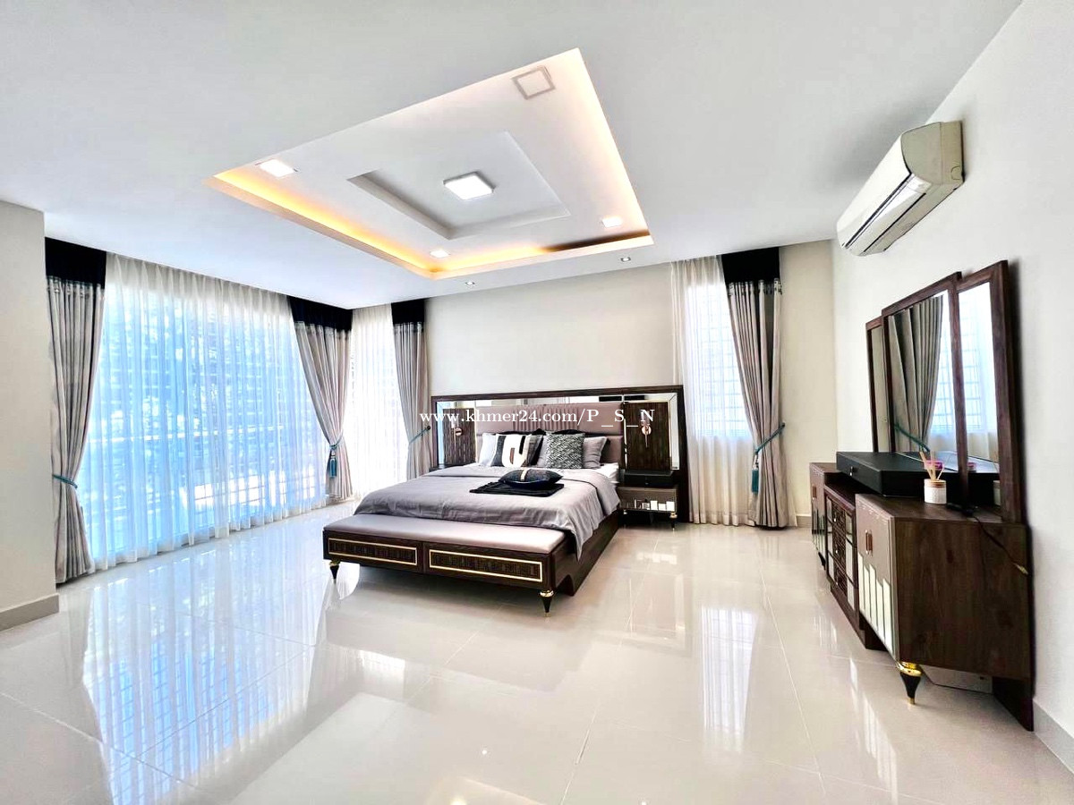 វីឡាឃ្វីន សម្រាប់ជួល QUEEN VILLA FOR RENT Price 7000 in Nirouth