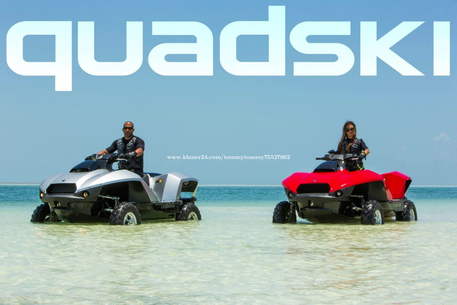 Quadski 1400cc 🏆regardless of terrain Quad Jet Ski ( Tax paper