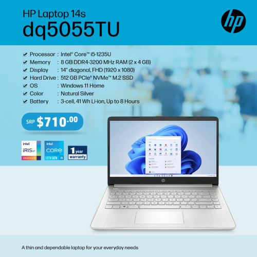 HP Laptop 14sdq5055TU Price 710.00 in Phnom Penh, Cambodia ECI