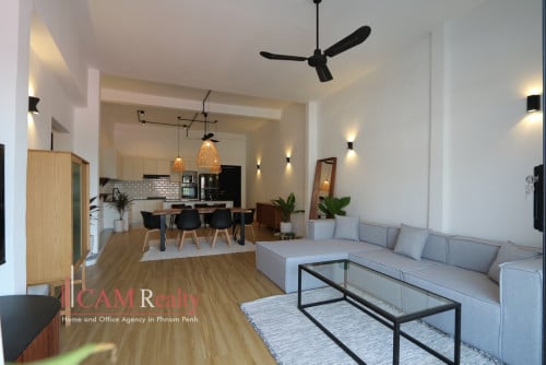 【日本語もOk】Spacious 2 bedrooms renovated apartment for rent in Daun Penh area – Phnom Penh