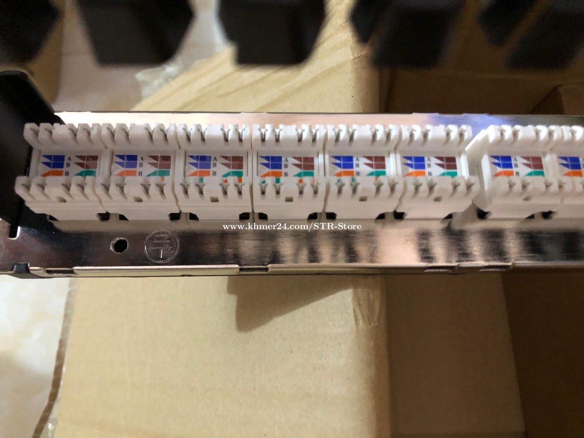 Patch Panel With Load Jack Cat6 24 Port Price $34.00 In Preaek Lieb ...