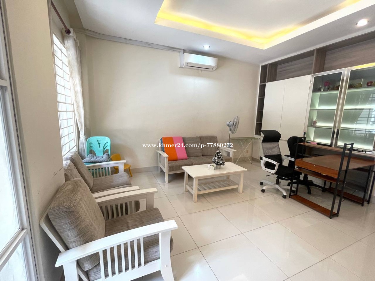 Link house LA for rent at borey peng Houth the star natural in front of