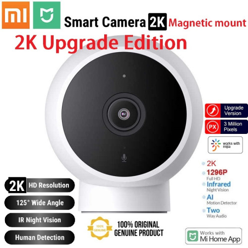 Xiaomi camera 2K QHD 3MP  180° magic mount upgrade Edition 2K ultra clear image
