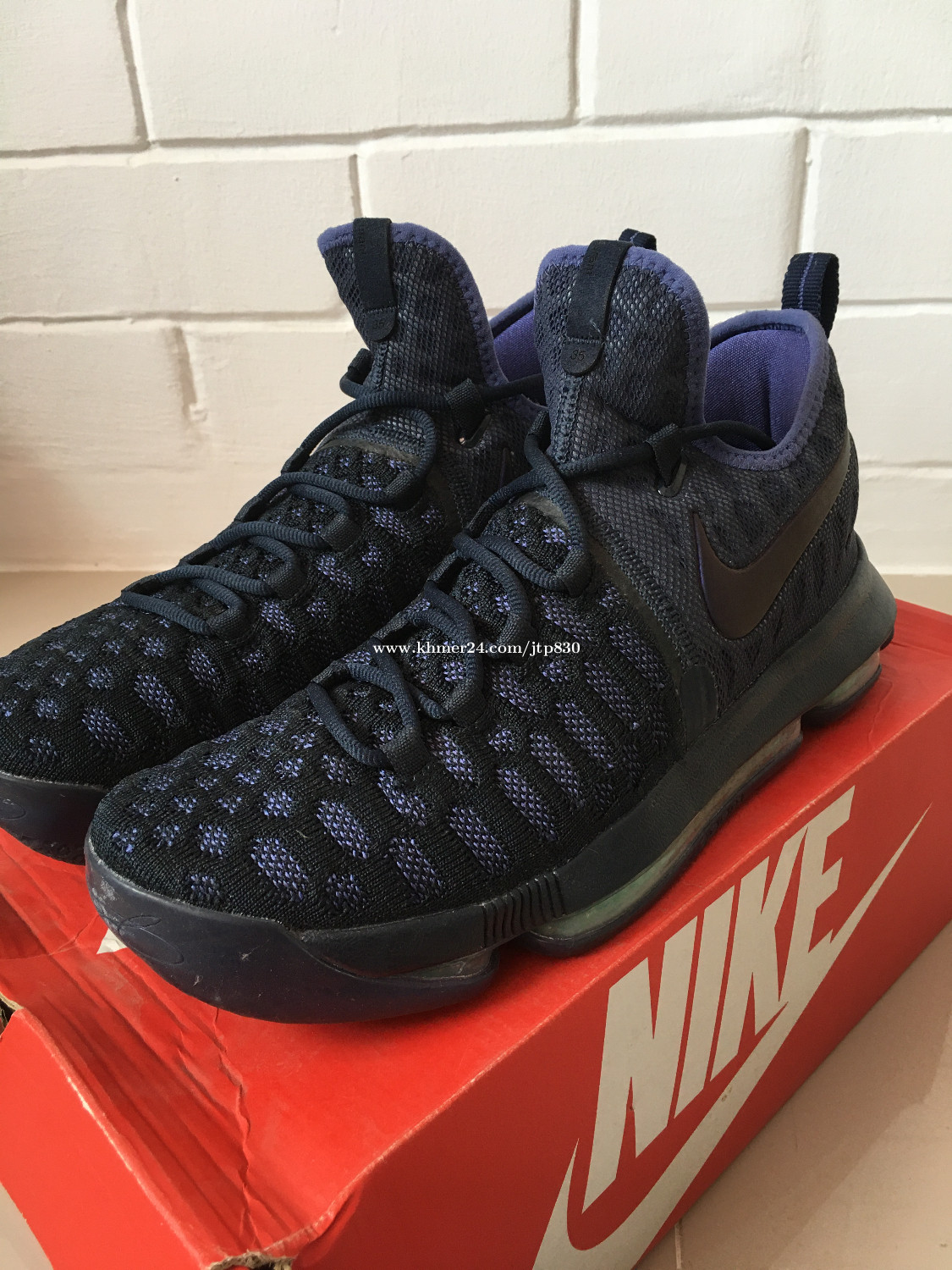 Nike KD 9 Obsidian Dark Purple price 80.00 in Boeng Keng Kang Pir Boeng Keng Kang Phnom Penh Cambodia Johnny Phou Khmer24