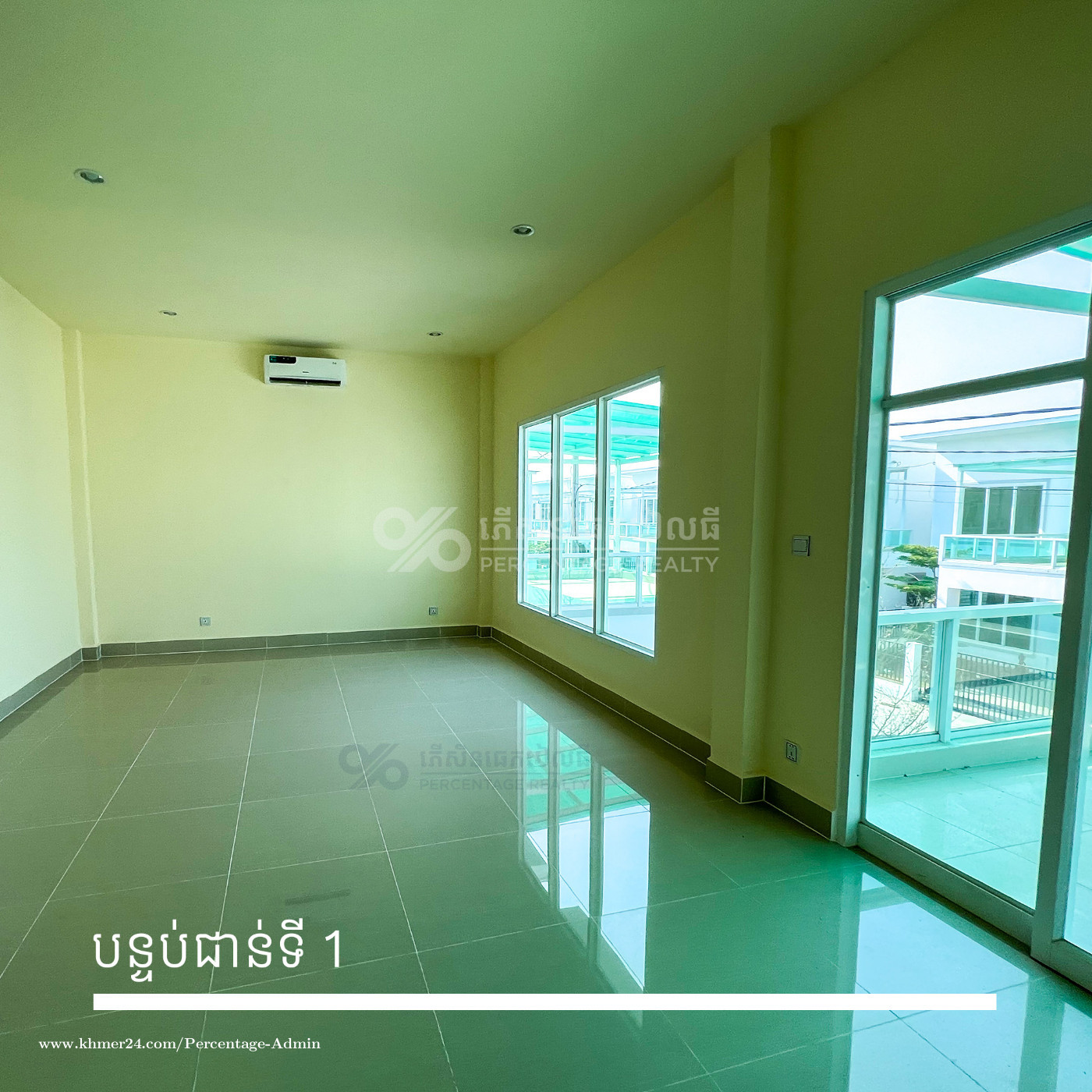 វីឡាទោលសម្រាប់លក់ នៅបុរី ម៉ន ដានី គម្រោងទី២៥ Price 85000 in Veal