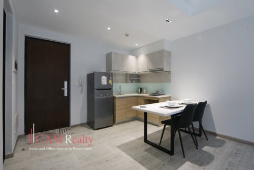 Cozy studio condominium for rent in Boeng Trabaek area – Phnom Penh.