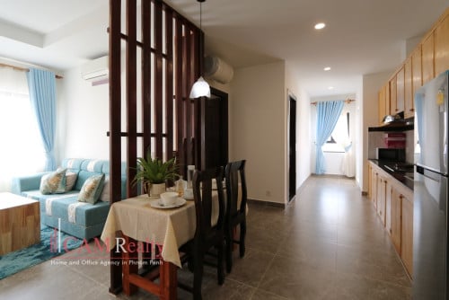 Brand new 1 bedroom serviced apartment for rent in Russian Market area – Phnom Penh.