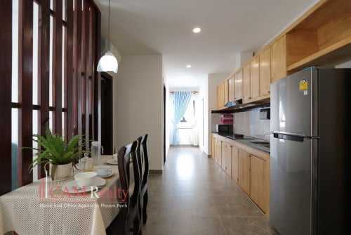 Brand new 1 bedroom serviced apartment for rent in Russian Market area – Phnom Penh.