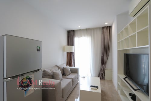 Modern style 1 bedroom condominium on 15th floor for rent in Diamond Island – Phnom Penh