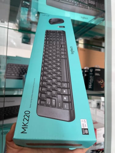 Keyboard and Mouse Wireless Logitech MK220