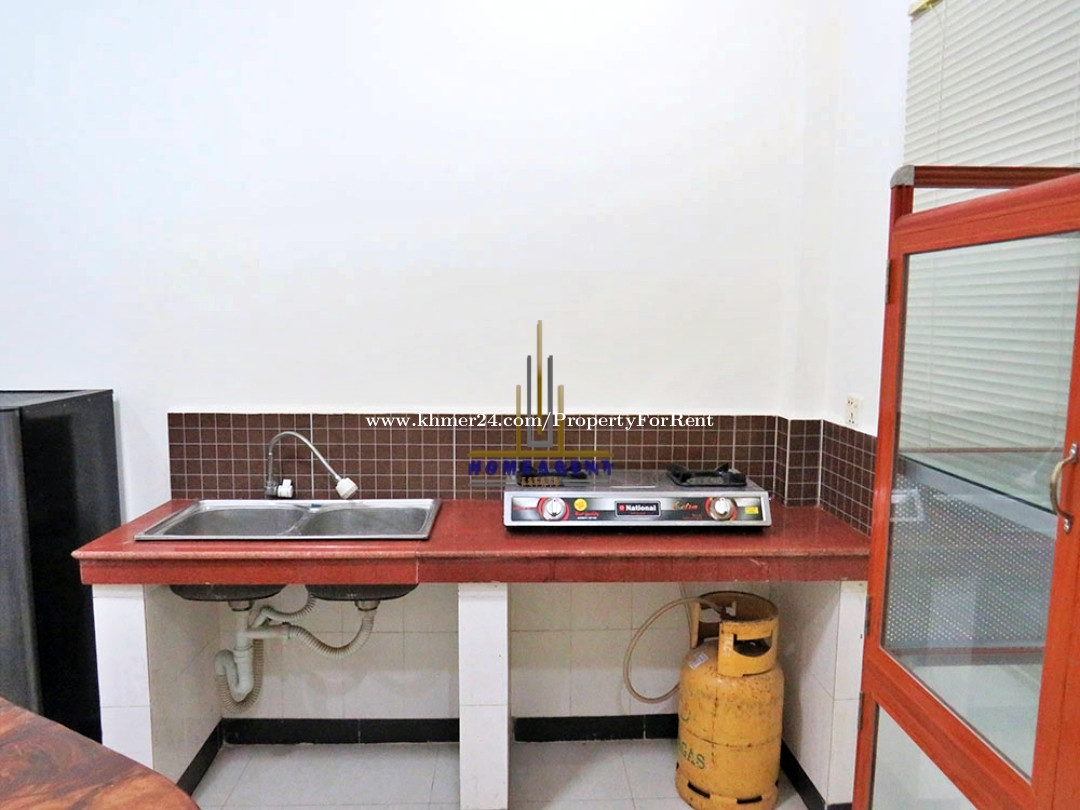 Elevator Apartment 1BED Room Rent at Toul Sangke Area Price 200 in