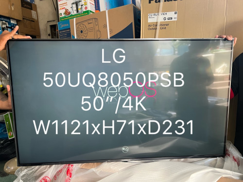 LG50UQ8050PSB(ទូរទស្សន៍ថ្មីទំហំ50”ប្រើប្រាស់ប្រពន្ធ័អីធើណែតបាន)( New LED Smart TV 4K