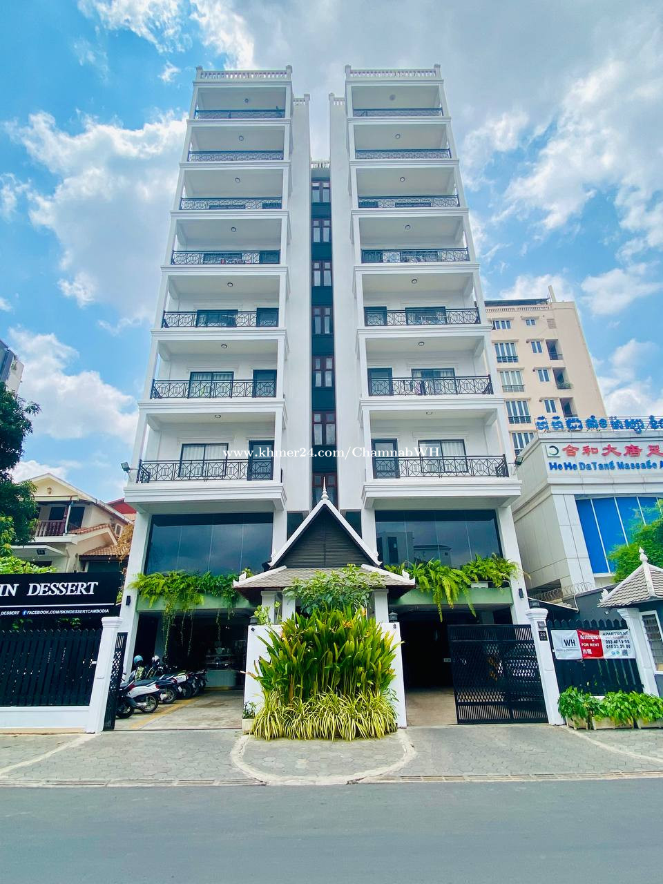 BKK1 Furnished 3 Bedrooms Serviced Apartment (150sqm) For Rent 1,300