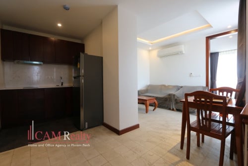 Boeng Trabaek area| 1 bedroom apartment for rent| Small gym
