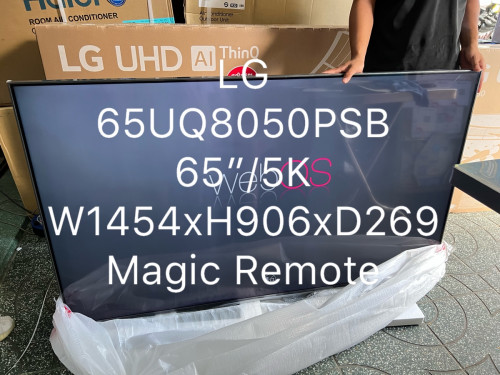 LG65UQ8050PSB(new UHD TV 65”,ទូរទស្សន៏ស្តើងទំហំ 65”4K Magic Remote)