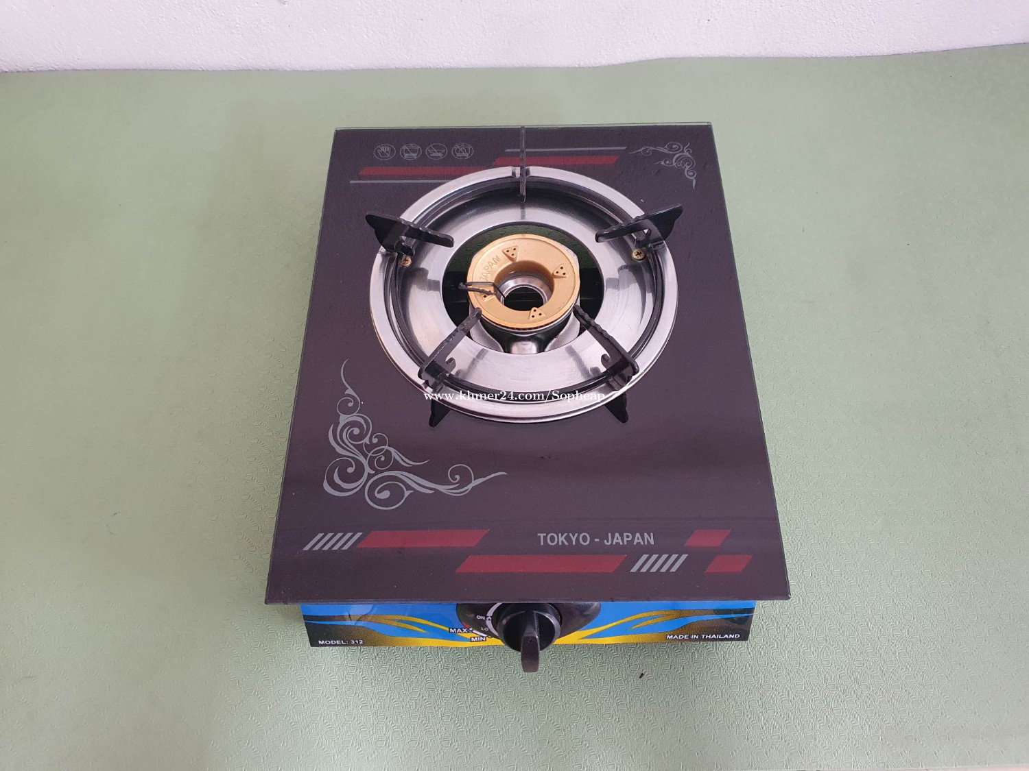 ចង្ក្រានហ្គាស International I312 Gas Stove (Glass) Price 30 in Phnom