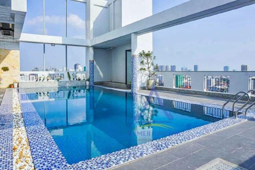 TTP area | Serviced apartment one bedrooms with gym and pool for rent next to Russian market