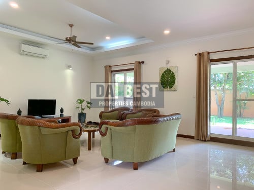 DABEST: 4 bedroom villa with shared pool For Rent in Siem Reap - Sangkat Svay Dangkum