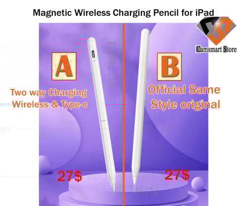 Magnetic iPad Pencil 2nd Generation,Wireless Charging Stylus Pen,Same as Apple
