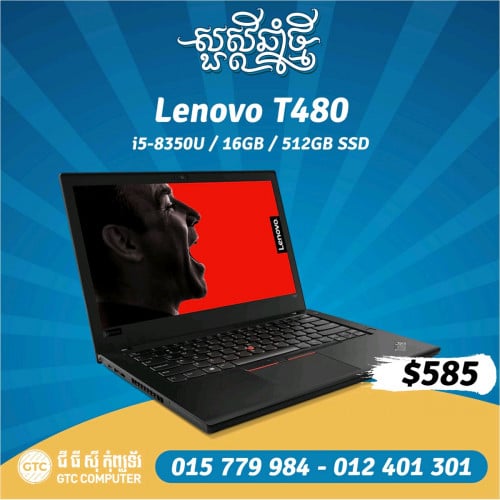 Lenovo Thinkpad T480 Price $585 in Veal Vong, Cambodia  GTC Computer