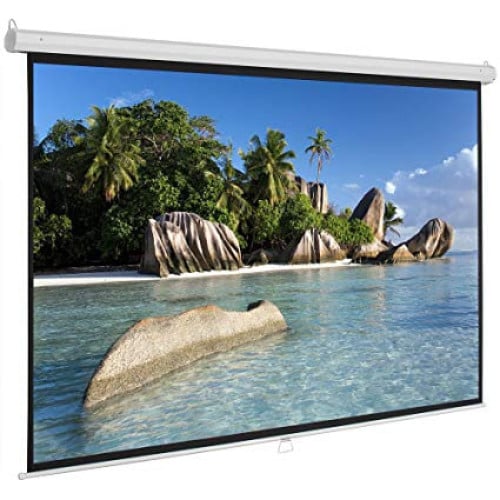 TruVision wall mount screen 2.4 x 2.4M, 96" x 96" matte white (W-S96MC)