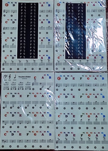 sticker បិត piano
