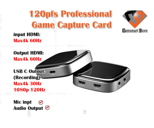 Video Captur Card 3.0 4K 60 120Fps Newest 240Hz