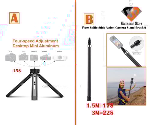 Four-speed adjustment Mobile Phone tripod projector bracket fill light desktop