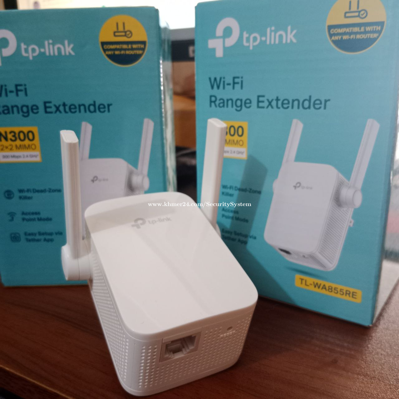 TPLINK WiFi Range Extender model TLWA855RE 300 Mbps 2.4 GHz Price