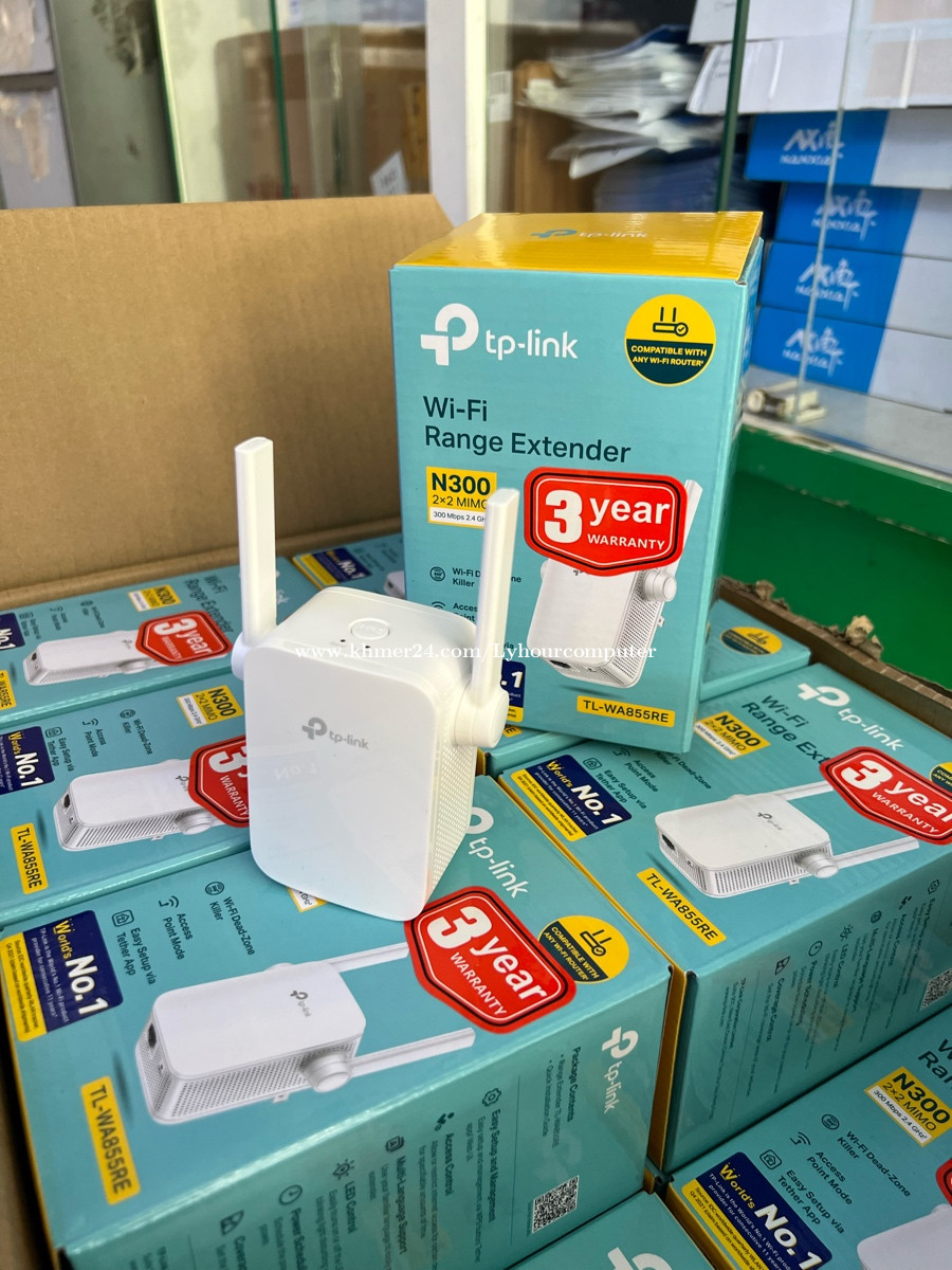 TPLink Extender ជាប្រភេទពង្រីក WiFi អោយធំជាងមុន នឹងដើរលឿនជាងមុន Price 28.00 in Tuek L'ak Pir