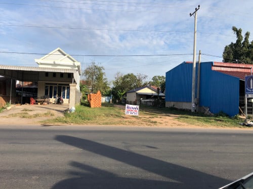 ដីលក់ 13x24m ជាប់ផ្លូវជាតិ 21 ប្លង់រឹង (20km ពីជ្រៃធំ) 95,000$(ពីមុនលក់130,000$)​