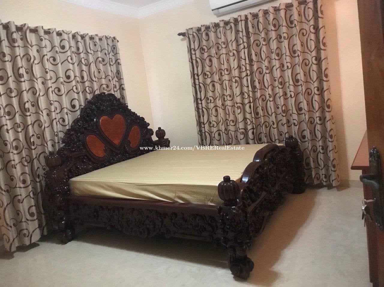 Villa for Rent in Boeng Kak1,ផ្ទះវីឡាសម្រាប់ជួល ទីតាំងនៅសង្កាត់បឹងកក់ទី1,Property Code: VBRE01295
