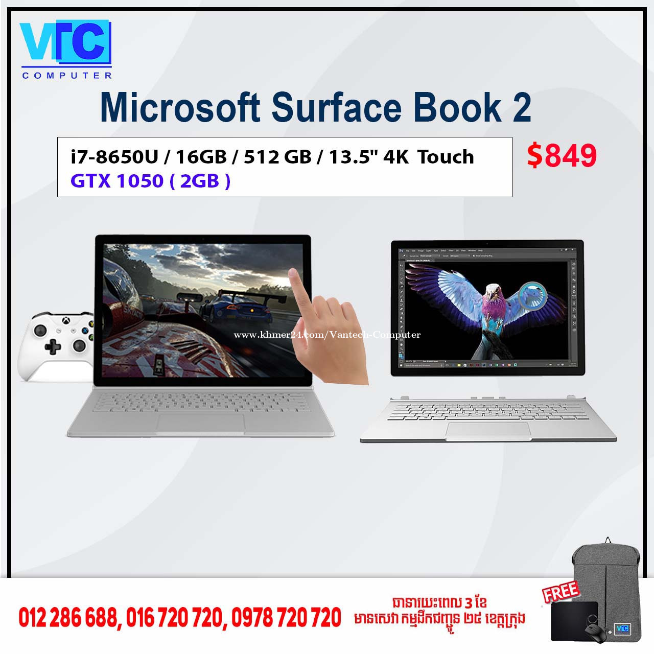 Surface Pro 6 Price $499 In Mittakpheap, Cambodia - Vantech Vantech |  Khmer24.Com