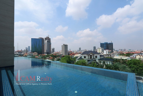 Luxurious 2-bedrooms serviced apartment for rent in Tuol Kork area – Phnom Penh