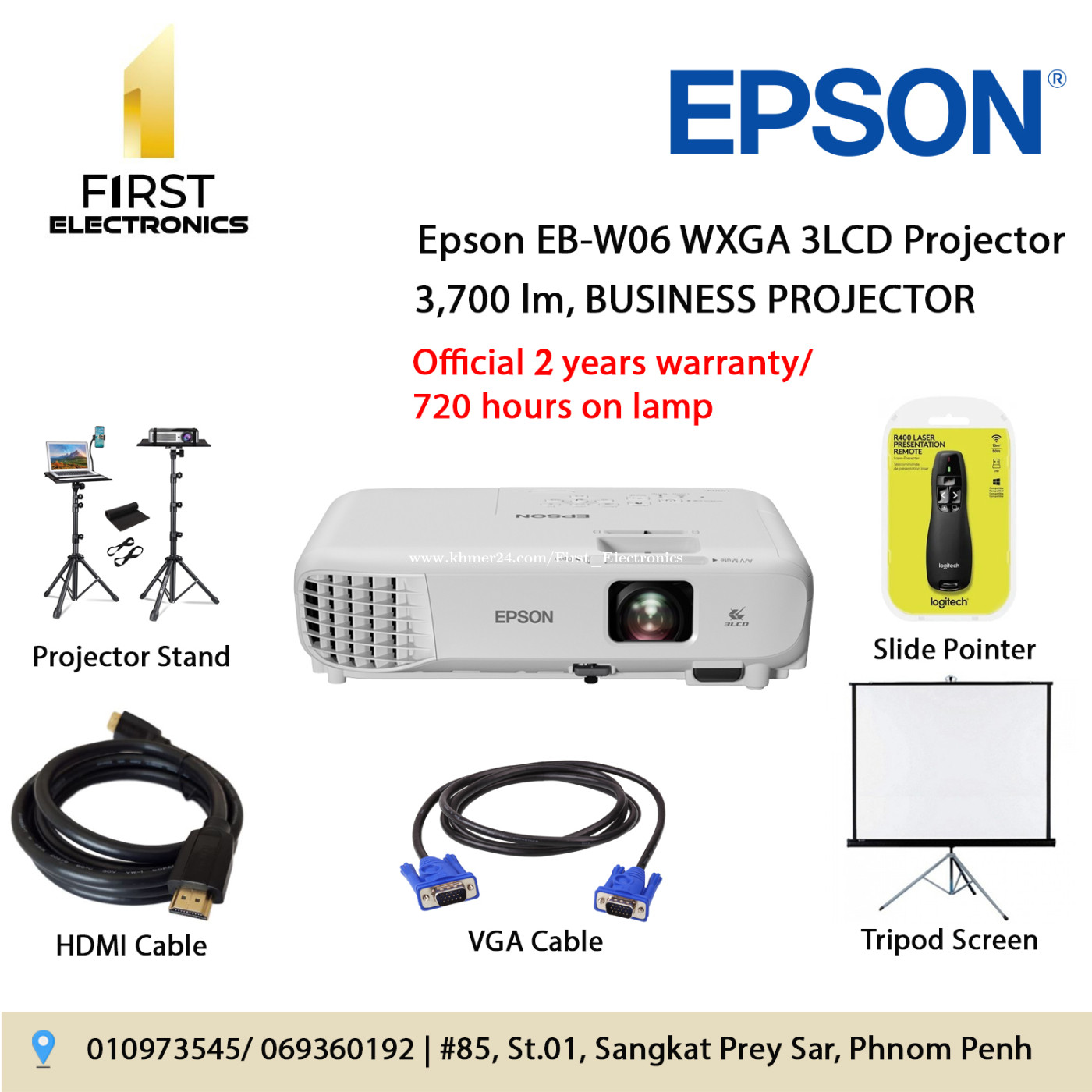 epson projector eb w06