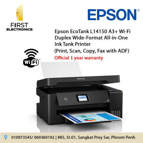 Epson EcoTank L14150 A3+ Wi-Fi Duplex Wide-Format All-in-One Ink Tank ...