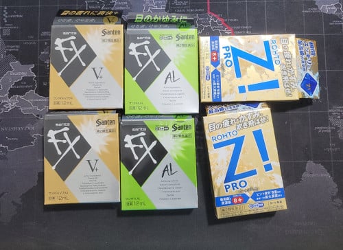 ថ្នាំបន្ទក់ភ្នែក ផលិតផលជប៉ុន សំរាប់ភ្នែកស្ងួត អ្នកប្រេីភ្នែកយូរម៉ោង..កន្ទុយថ្លែន...Eyes Drop Japan