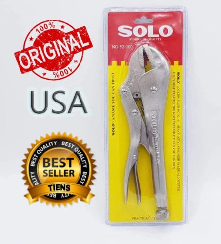 សោរម៉ាលេត ដោះបានច្រេីនមុខ​ ទូទៅ ​SOLO U.S.A locking pliers smooth grip and STRONG