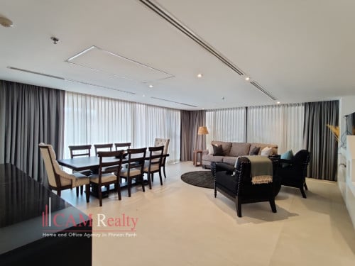 Luxurious 2 Bedroom Duplex Serviced Condo For Rent in Daun Penh