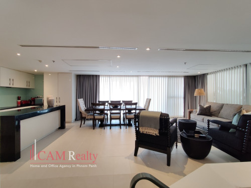 Luxurious 2 Bedroom Duplex Serviced Condo For Rent in Daun Penh