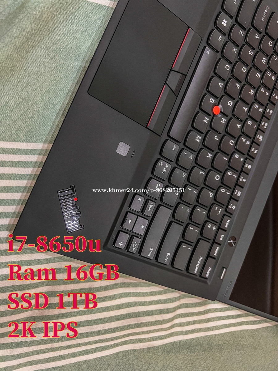 Thinkpad X1 Carbon i7 Gen8 Price $750 in Tuek L'ak Bei, Cambodia