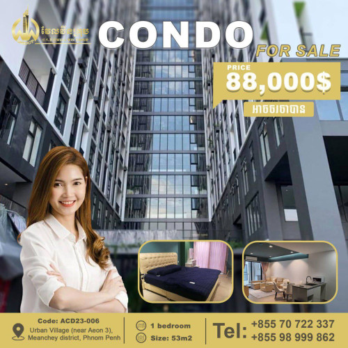 Condo for sale Price 88,000USD (Can negotiation) Price 88000.00 in